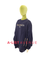 Balmain  #353 Sweater Navy Blue