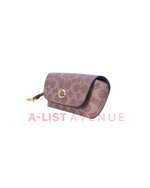 Coach Sunglass Case in Signature Canvas  in Khaki