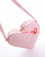 LV "Fall in Love" Limited Edition Sac Coeur Heart-shaped Crossbody Bag in Pink