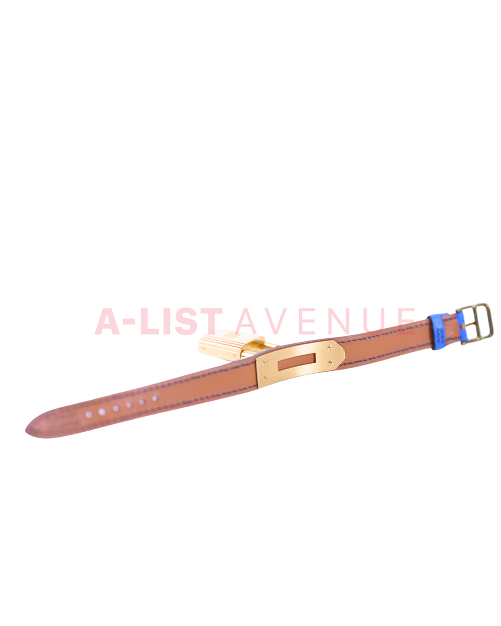 Hermes Kelly Watch Blue Strap 20mm