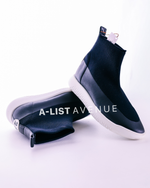 Hermès Via Sock Sneakers in Black