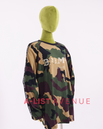 Balmain #8195 Camouflage Sweater