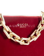 Gucci Velvet Maroon Shoulder Bag