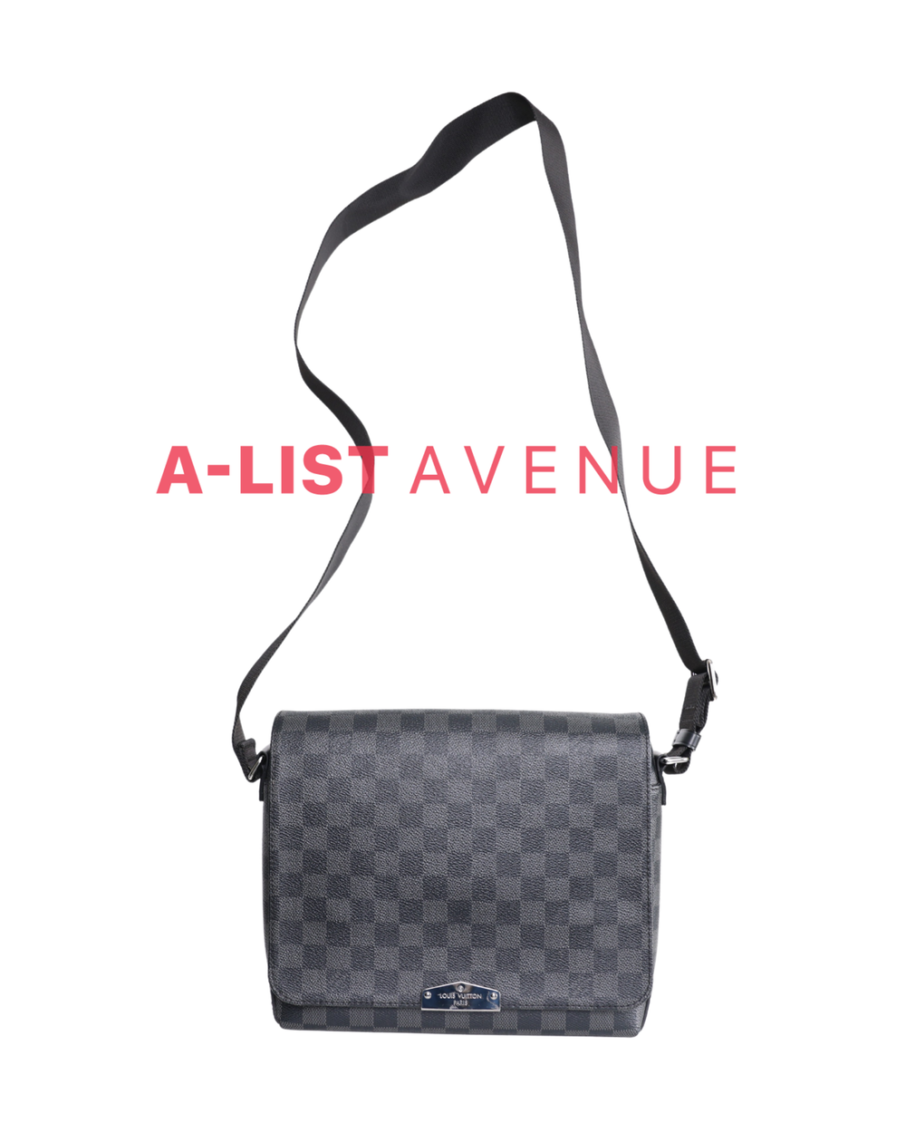 LV District Graphite Men's Sling Bag