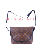LV Monogram Macassar Magnetic Messenger Bag