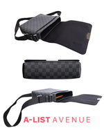 LV District Graphite Men's Sling Bag