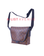 LV Monogram Macassar Magnetic Messenger Bag