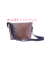 LV Monogram Macassar Magnetic Messenger Bag
