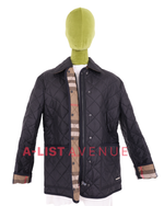 Burberry Diamond-Quilted Thermoregulated Jacket In Black