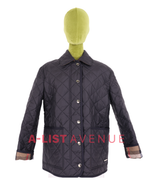 Burberry Diamond-Quilted Thermoregulated Jacket In Black