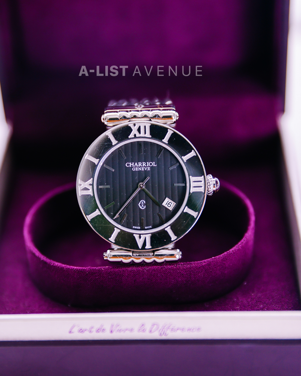 Charriol ST20 Black Face Watch