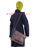 LV Monogram Macassar Magnetic Messenger Bag