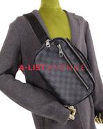 LV Damier Graphite Belt/ Sling Bag