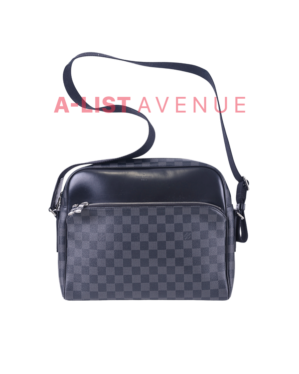 Damier Graphite Dayton Reporter MM crossbody