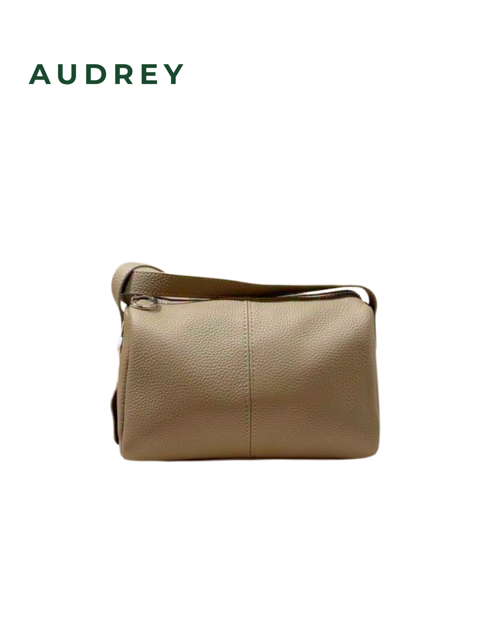 F15 AUDREY Cowhide Mini sling Bag in Etoupe