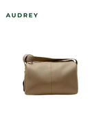 F15 AUDREY Cowhide Mini sling Bag in Etoupe