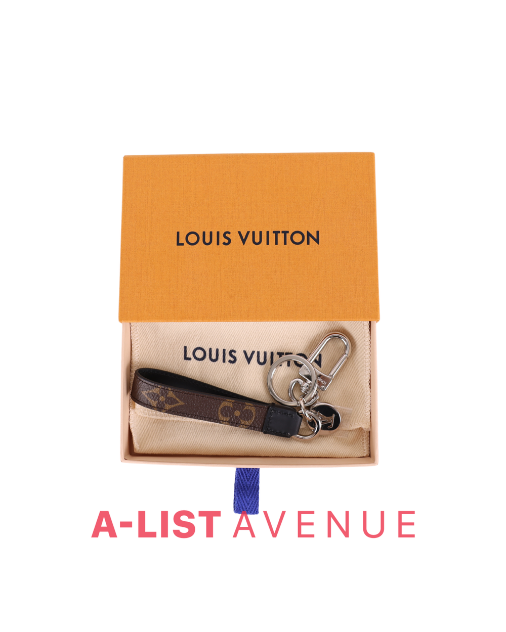 LV Dragonne Bag Charm and Key Holder