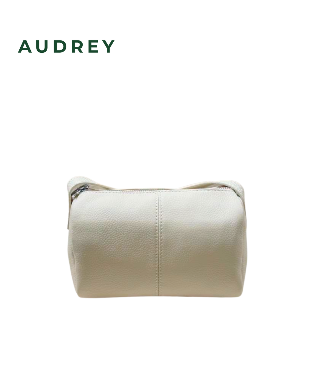 F15 AUDREY Cowhide Mini sling Bag in White