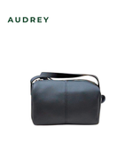 F15 AUDREY Cowhide Mini sling Bag in Black