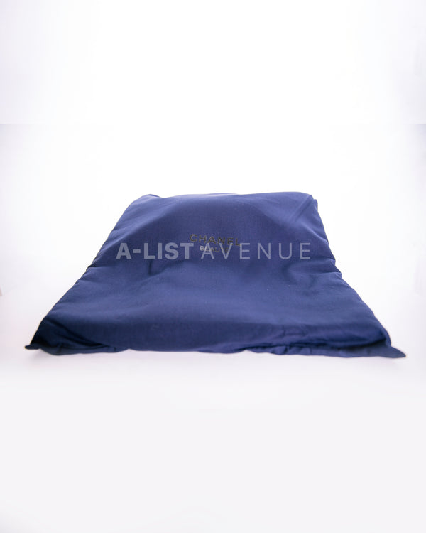 Chanel XL Beach Towel/ Sofa Blanket Navy Blue