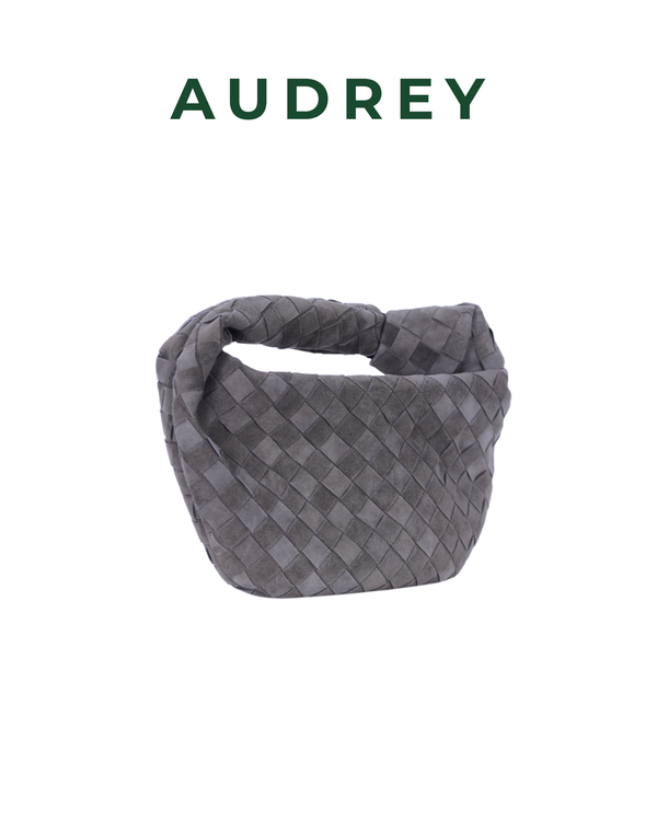 V3 AUDREY Suede Hand Bag Green
