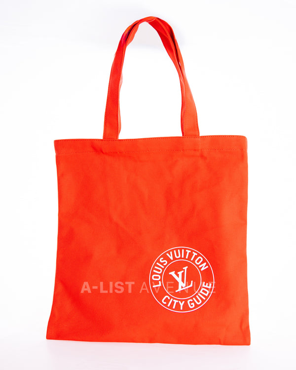 LV Tote City Guide Red