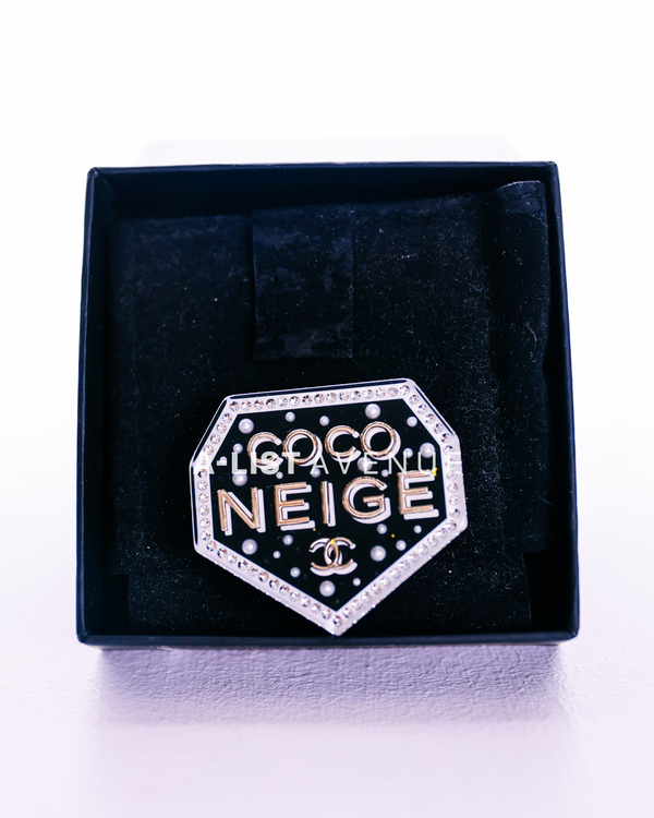 Chanel Coco Neige Brooch Pin