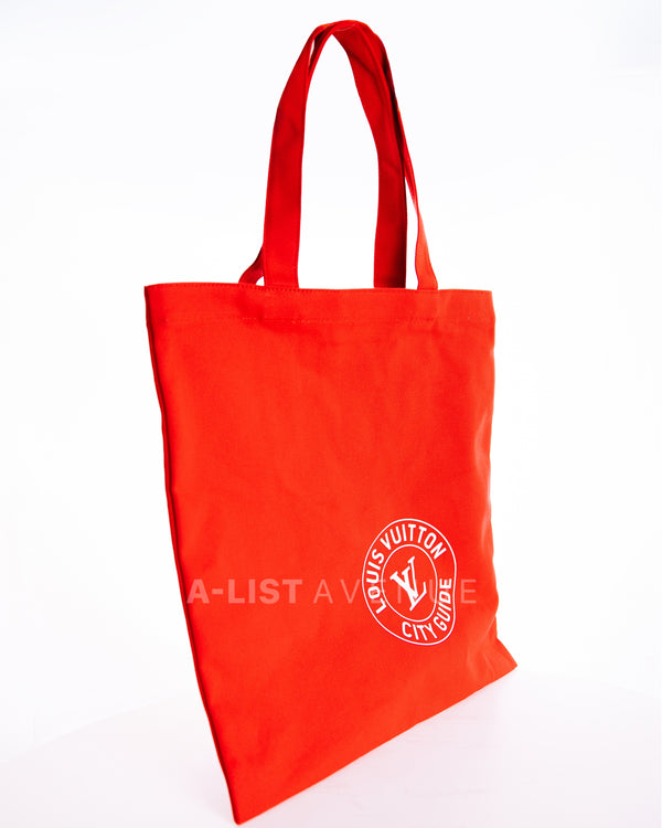 LV Tote City Guide Red