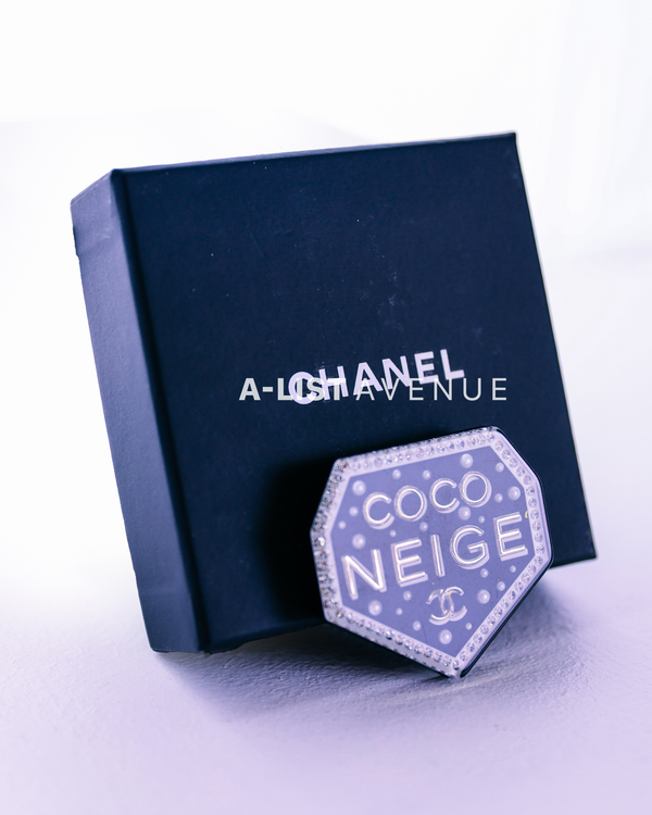 Chanel Coco Neige Brooch Pin