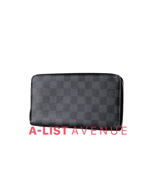 LV Damier Graphite Zippy Long Wallet