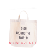 Dior Canvas Tote Bag in Orange