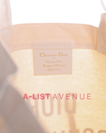 Dior Canvas Tote Bag in Orange