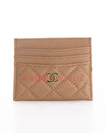Chanel Cardholder Brown