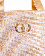 Dior 2025 Holiday Tote Bag Glitery Small