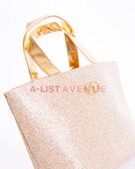 Dior 2025 Holiday Tote Bag Glitery Small