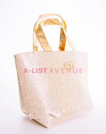 Dior 2025 Holiday Tote Bag Glitery Small