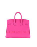 Hermes Birkin 25 Rose Mexico PHW
