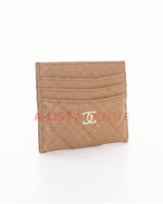 Chanel Cardholder Brown