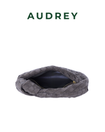 V3 AUDREY Suede Hand Bag Green