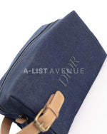 Dior Denim Pouch w/ Belt Leather