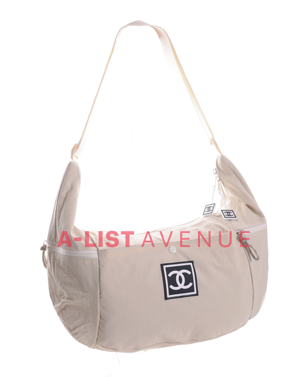 Chanel Nylon Crossbody Bag in Cream