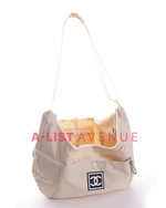 Chanel Nylon Crossbody Bag in Cream