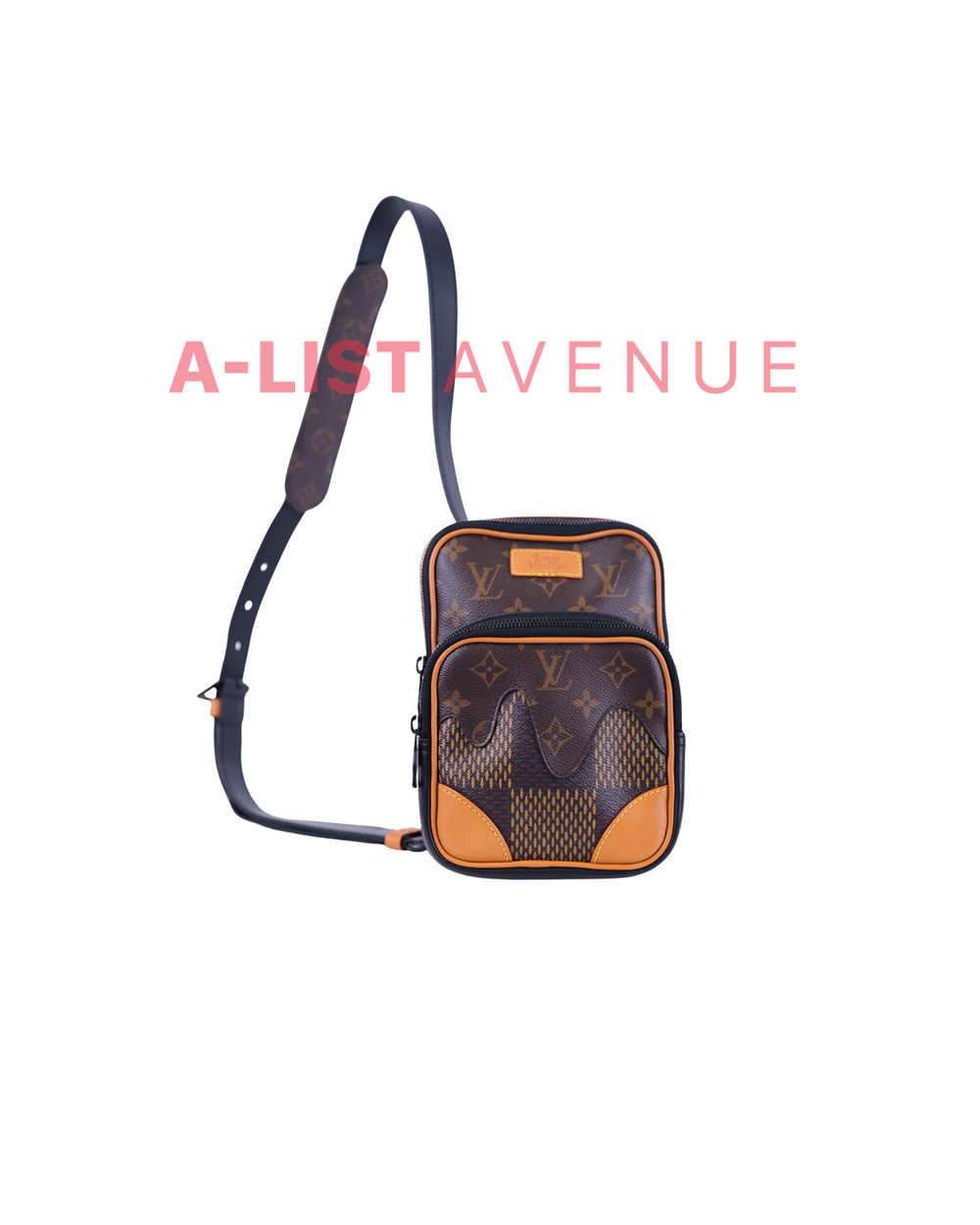 LV x Nigo Giant Damier Ebene Monogram Amazone Sling Bag