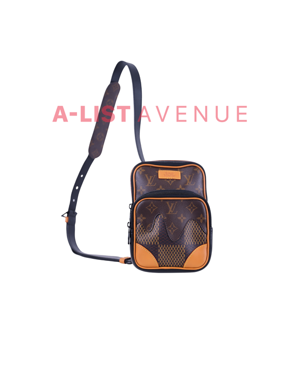 LV x Nigo Giant Damier Ebene Monogram Amazone Sling Bag