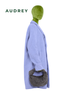 V3 AUDREY Suede Hand Bag Green