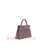 Hermes Mini Kelly Sellier  Etoupe GHW