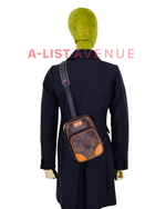 LV x Nigo Giant Damier Ebene Monogram Amazone Sling Bag