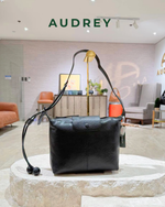 F10 AUDREY Cowhide LC Bag in Black