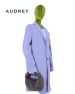 V3 AUDREY Suede Hand Bag Green