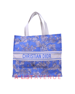 Dior Floral Blue Tote Bag